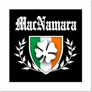 MacNamara Shamrock Crest Posters and Art